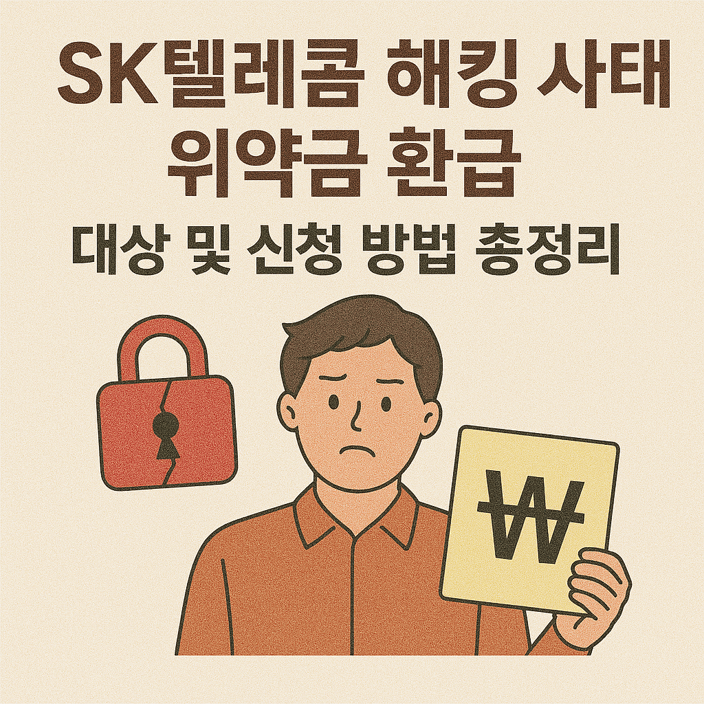 SK텔레콤 해킹 사태 위약금 환급