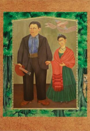 'Frieda and Diego Rivera’, Frida Kahlo, oil on canvas, 100×79cm, 1931