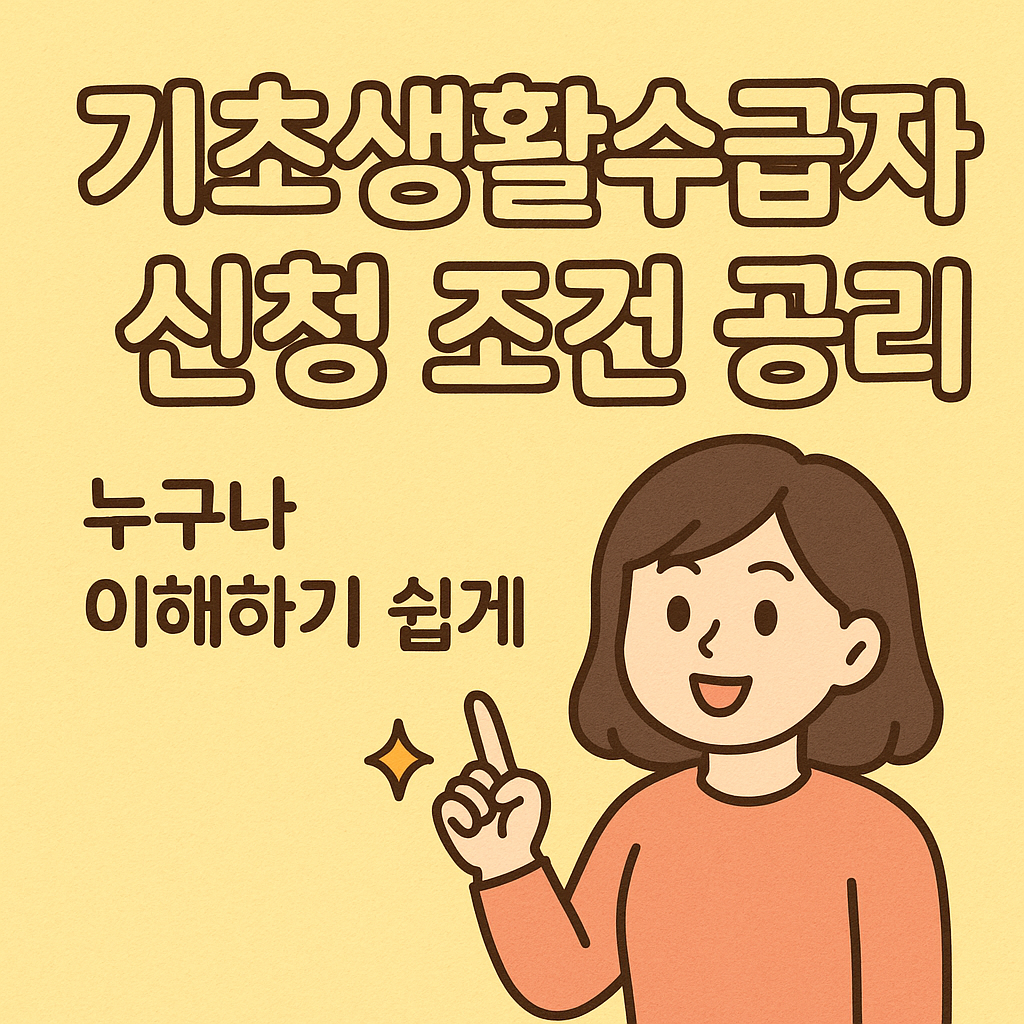 기초생활수급자 신청 조건 총정리 관련사진