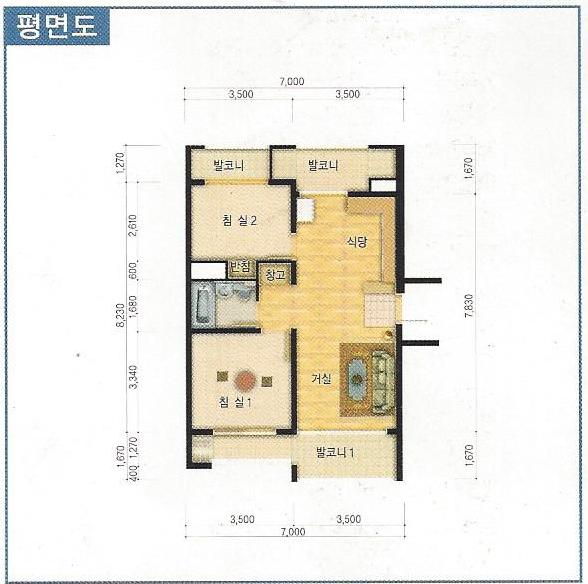 51B형-평면도