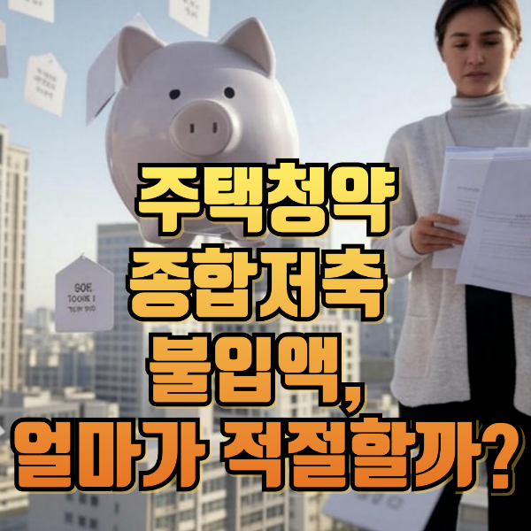 주택청약종합저축 불입액, 얼마가 적절할까?