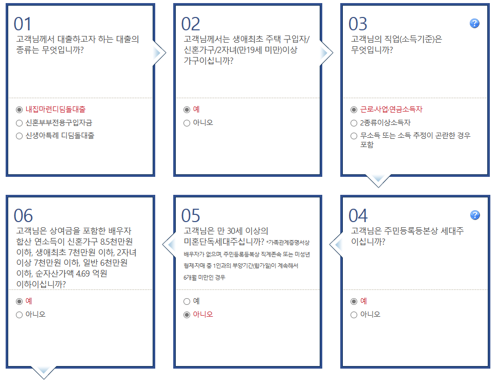 대출신청-자격입력