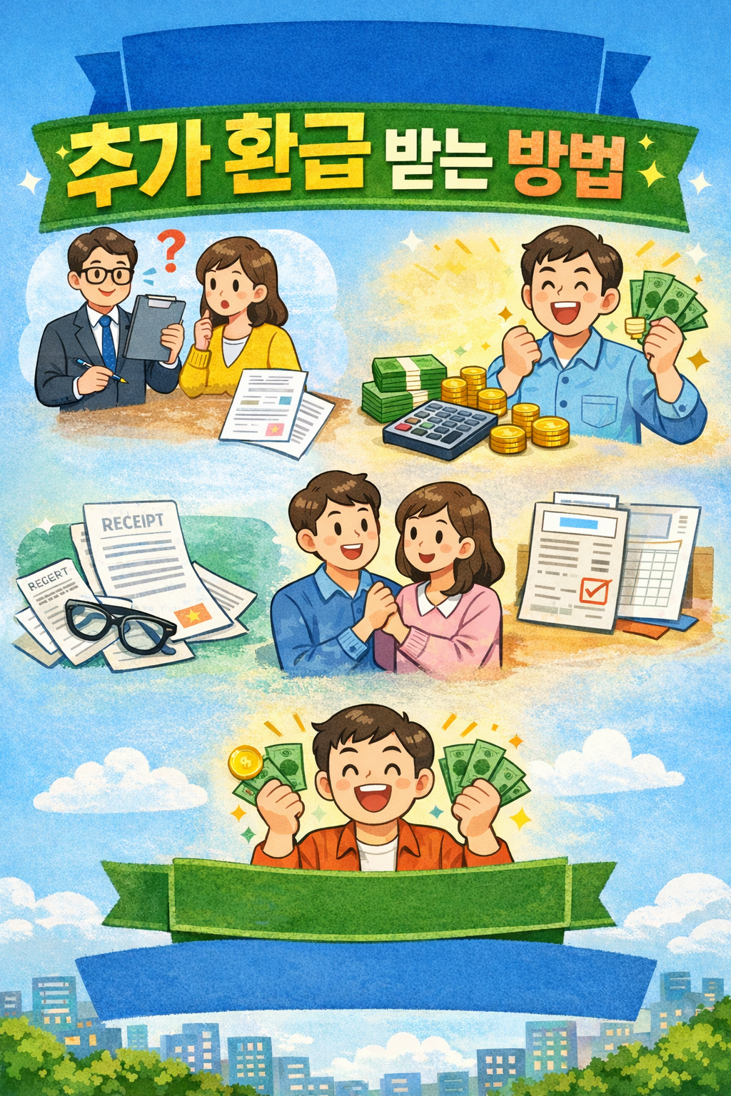 연말정산 신고 후 추가 환급받는 방법