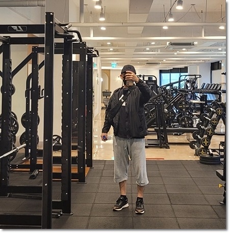 운동후 사진 한장