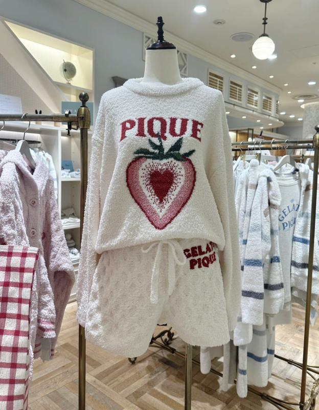 젤라또피케 스트로베리 자카드 숏팬츠 2컬러