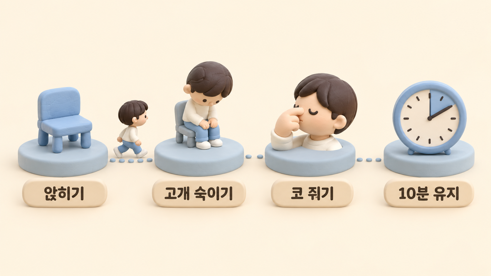 코피 지혈 순서