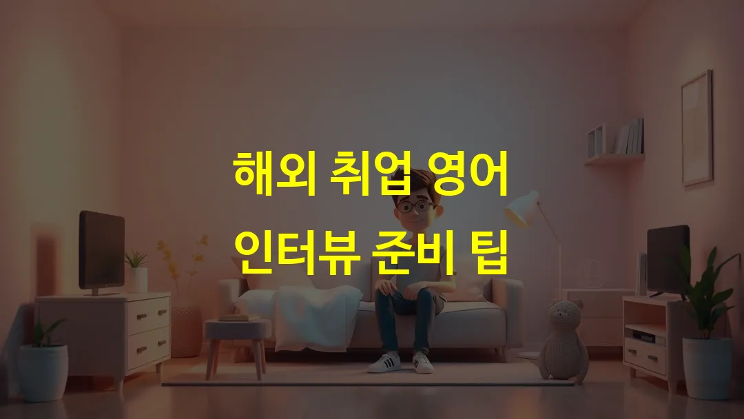 해외 취업 영어 인터뷰 준비 팁