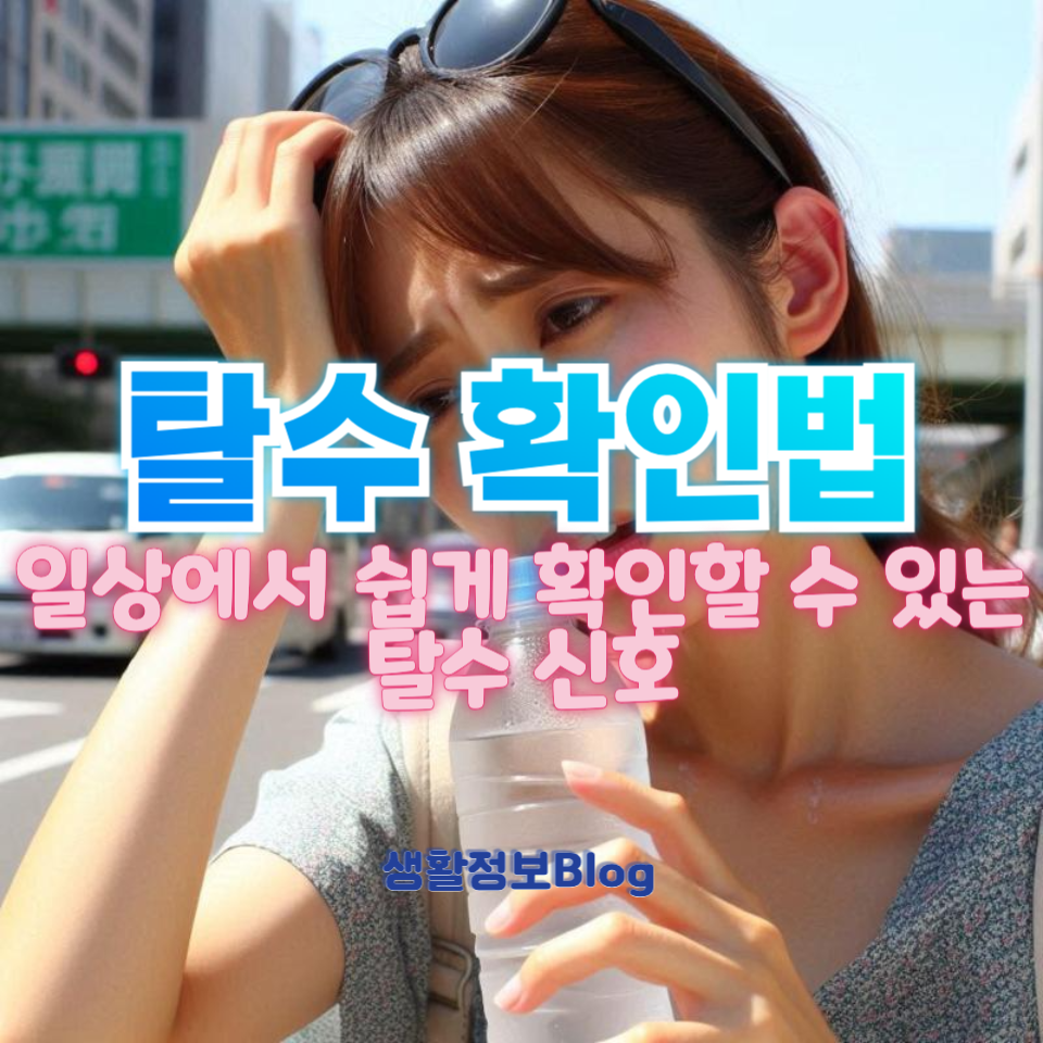 탈수 확인법