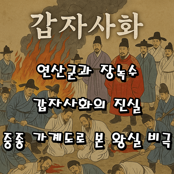 연산군과 장녹수, 갑자사화의 진실｜중종 가계도로 본 왕실 비극