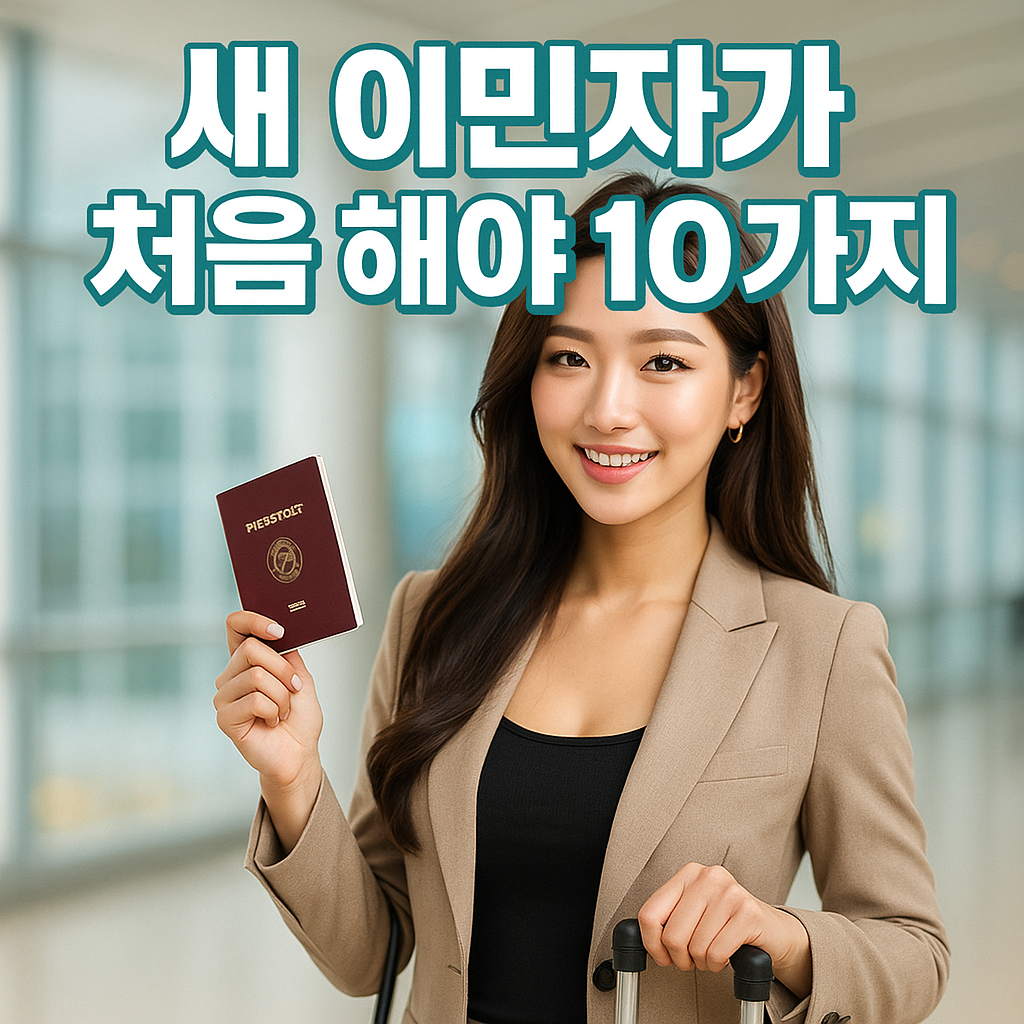 새 이민자가 처음 해야 할 10가지