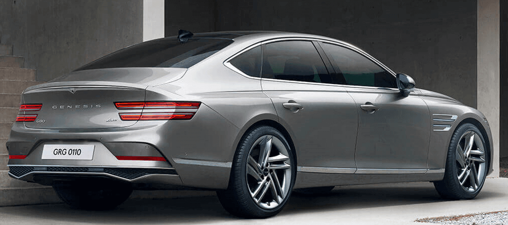 제네시스 G80 페이스리프트 뒷모습 (출처 : 제네시스 공식홈페이지)