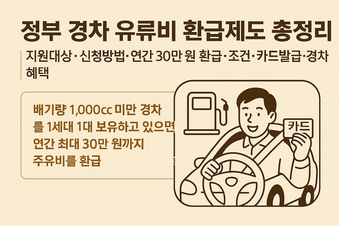 경차 유류비 환급제도 총정리