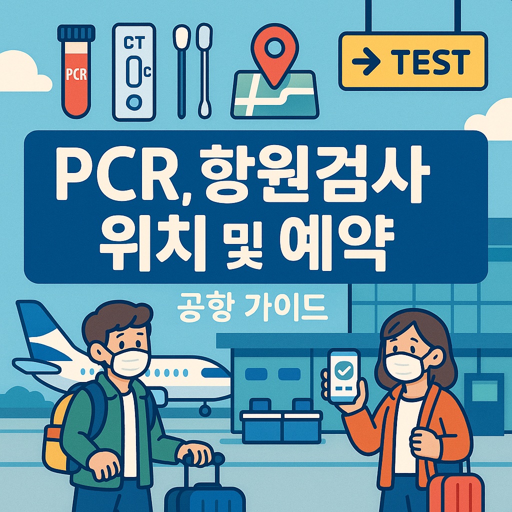 공항 PCR 항원검사 위치