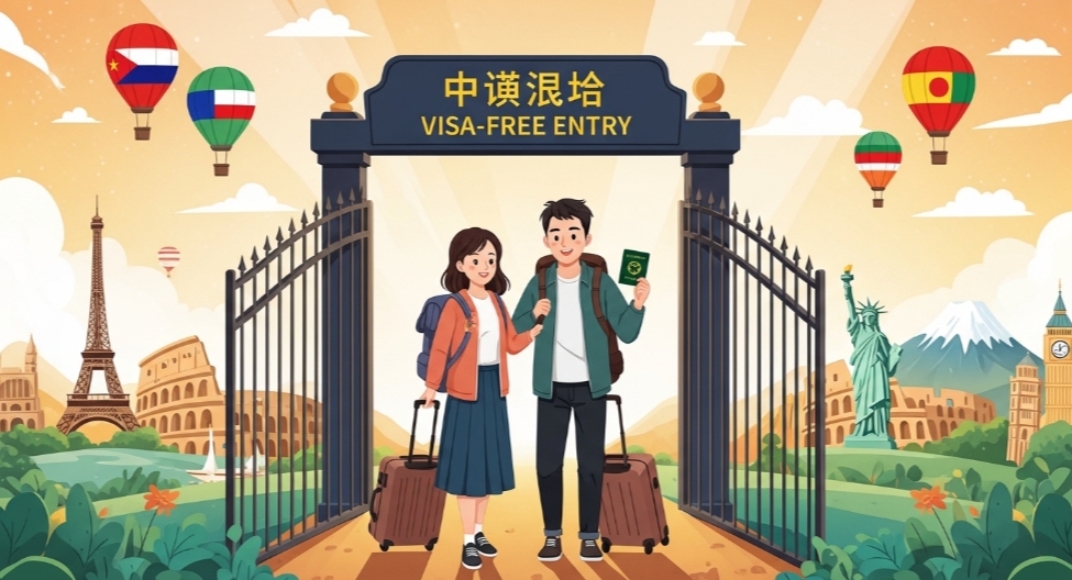 중국인 관광객 무비자 입국