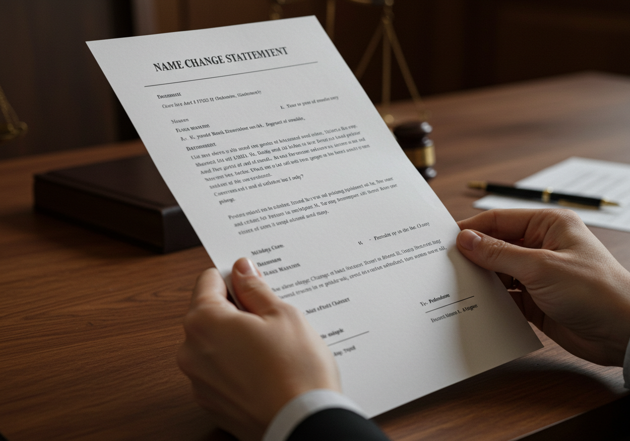 개명 사유서, 왜 중요할까요? 작성 꿀팁 대방출!