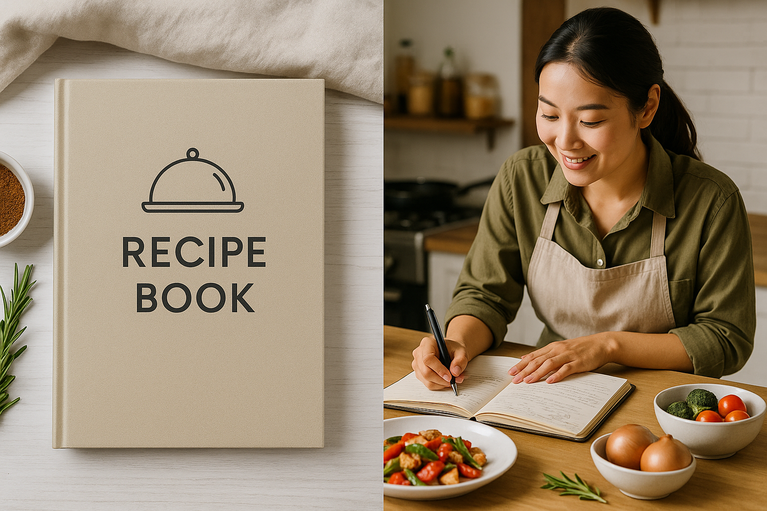 나만의 레시피 북 만들기