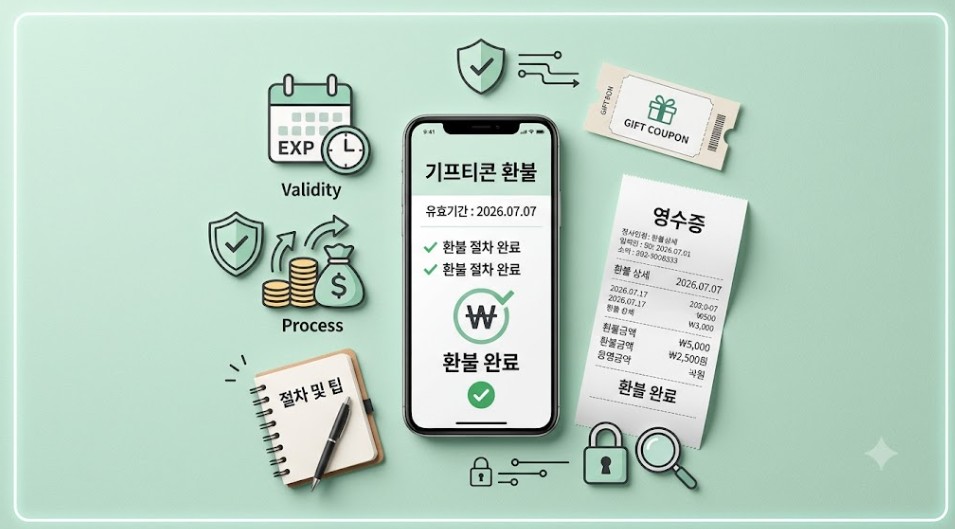 기프티콘 환불 사진