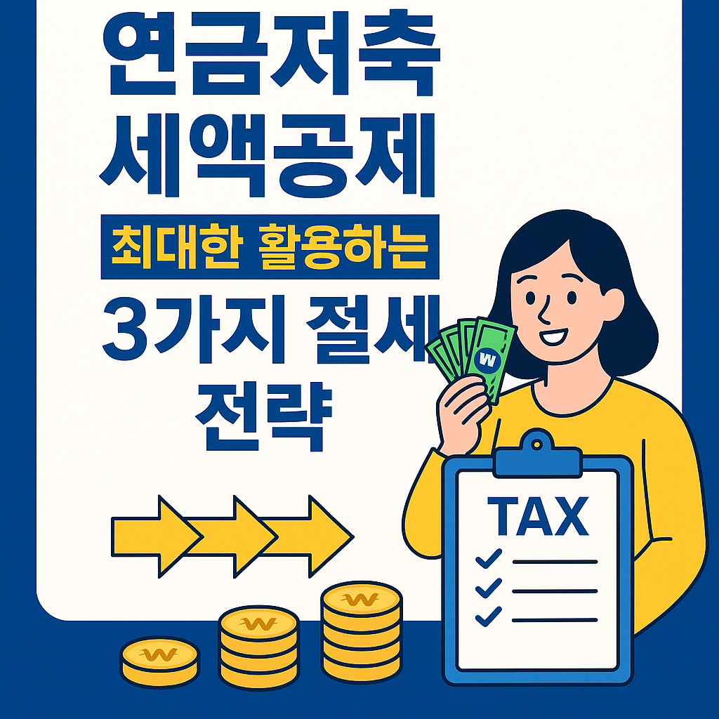 연금저축으로 연말정산 환급액 늘리는 절세 비법