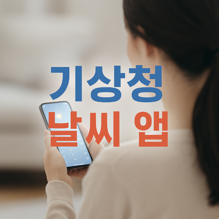 기상청날씨 앱 설치