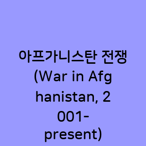 아프가니스탄 침략 2001
