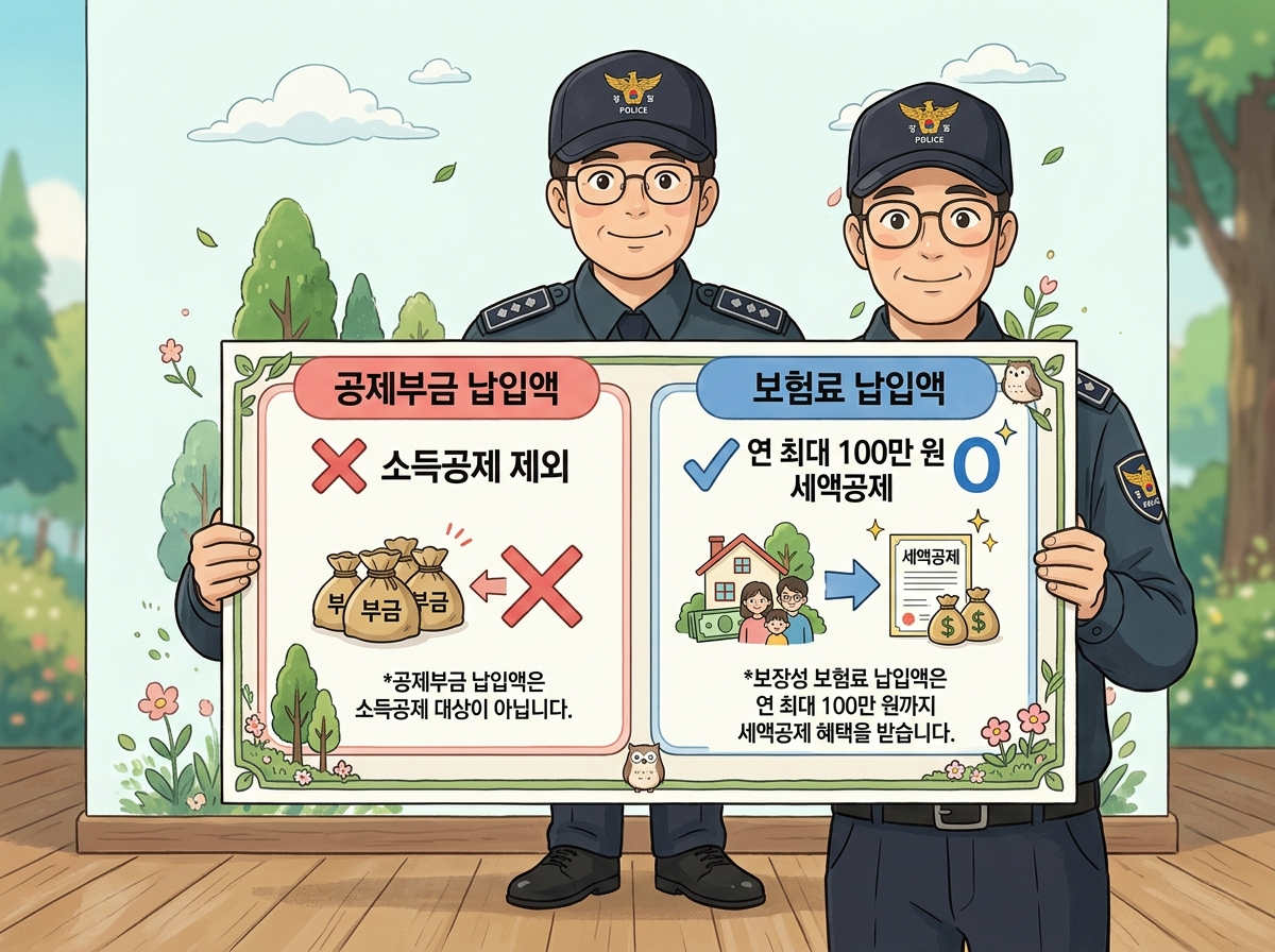 군인공제회 연말정산 소득공제 세액공제 차이 인포그래픽