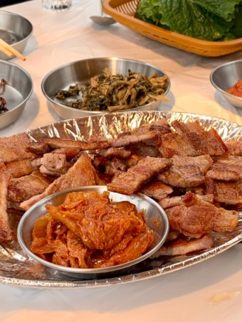 지리산 흑돼지 직화구이 