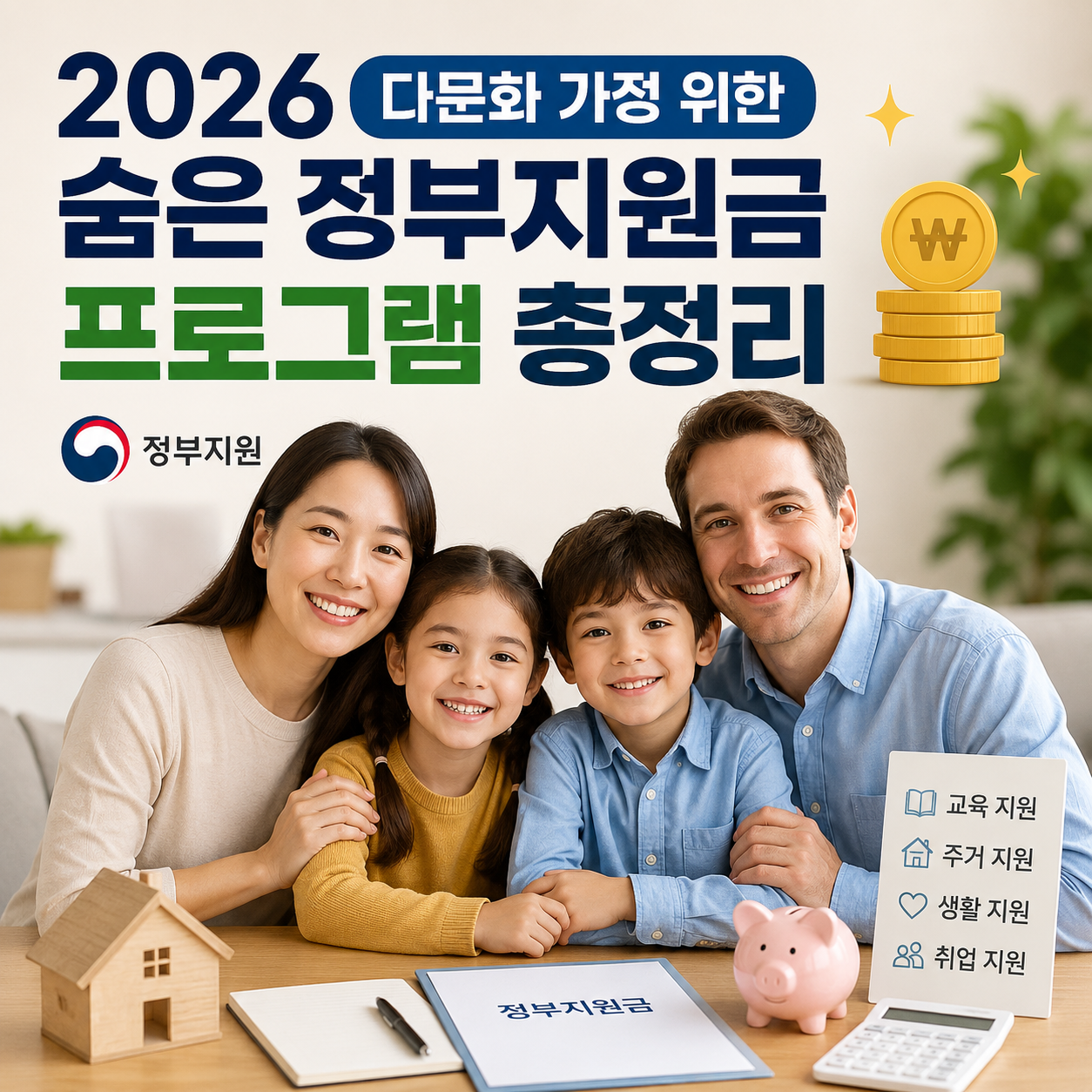 2026 다문화 가정 위한 숨은 정부지원금 프로그램 총정리 💰