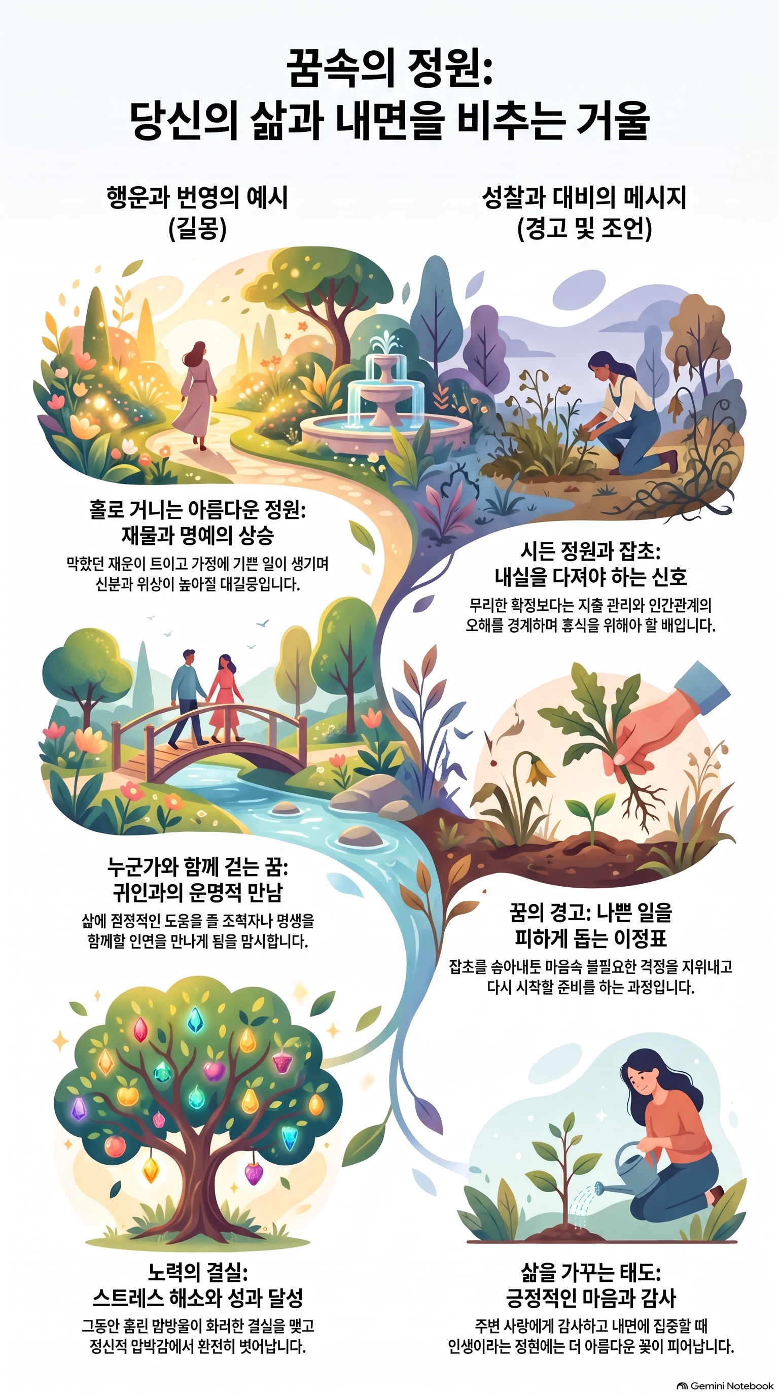 정원을 걷는 꿈