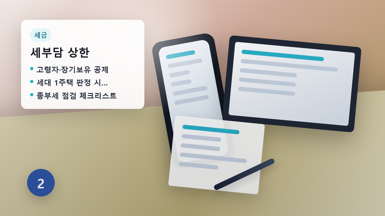 종합부동산세 비교 안내 이미지
