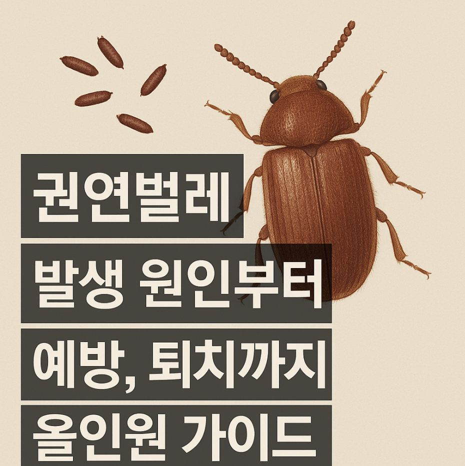 권연벌레 발생 원인부터 예방, 퇴치까지 올인원 가이드
