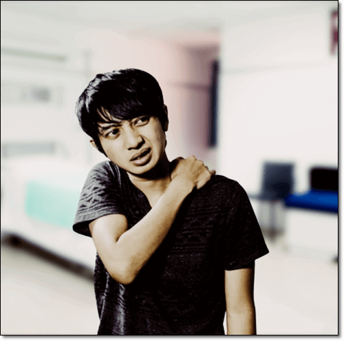 잠을 잘 못잔 남성