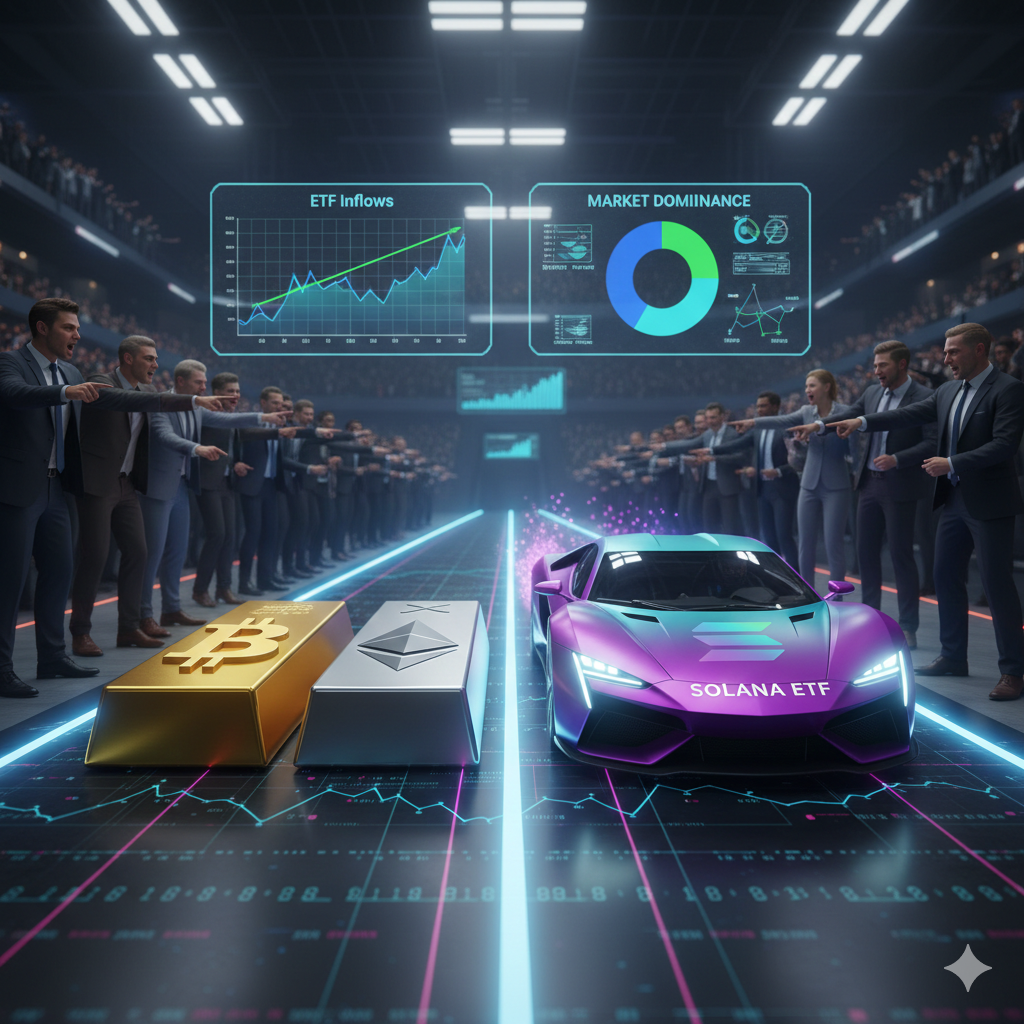 솔라나 ETF의 이더리움 추월과 비트코인 독주 체제의 변화 가능성
