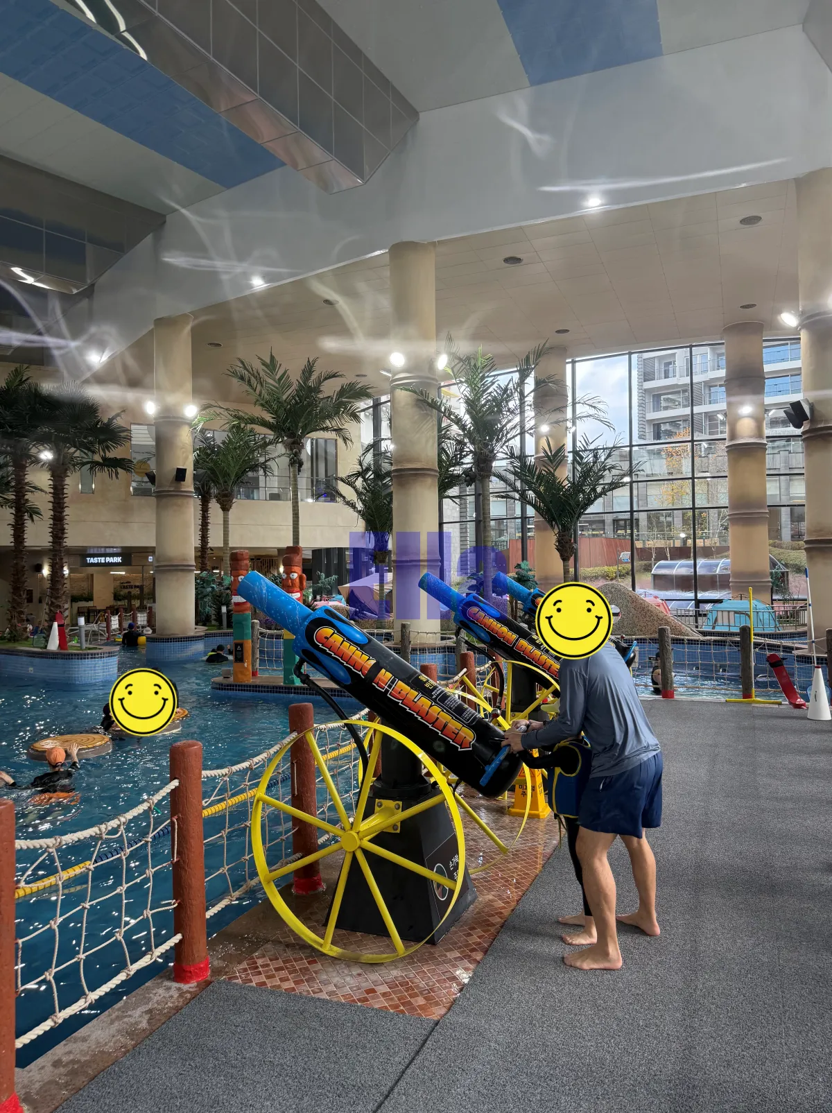 롯데부여-아쿠아가든-물대포