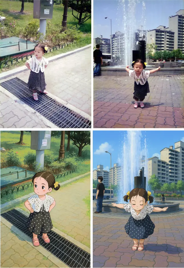 만화에 사용된 사진