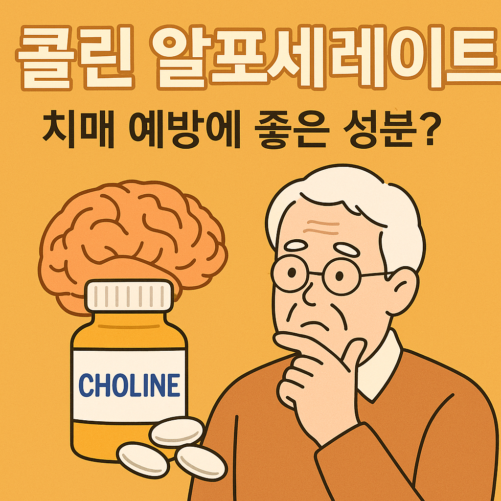콜린 알포세레이트, 기억력 저하와 치매 예방에 정말 효과 있을까? 썸네일