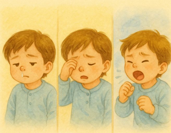 어린이 봄철 꽃가루 알레르기 관리법에 관한 그림