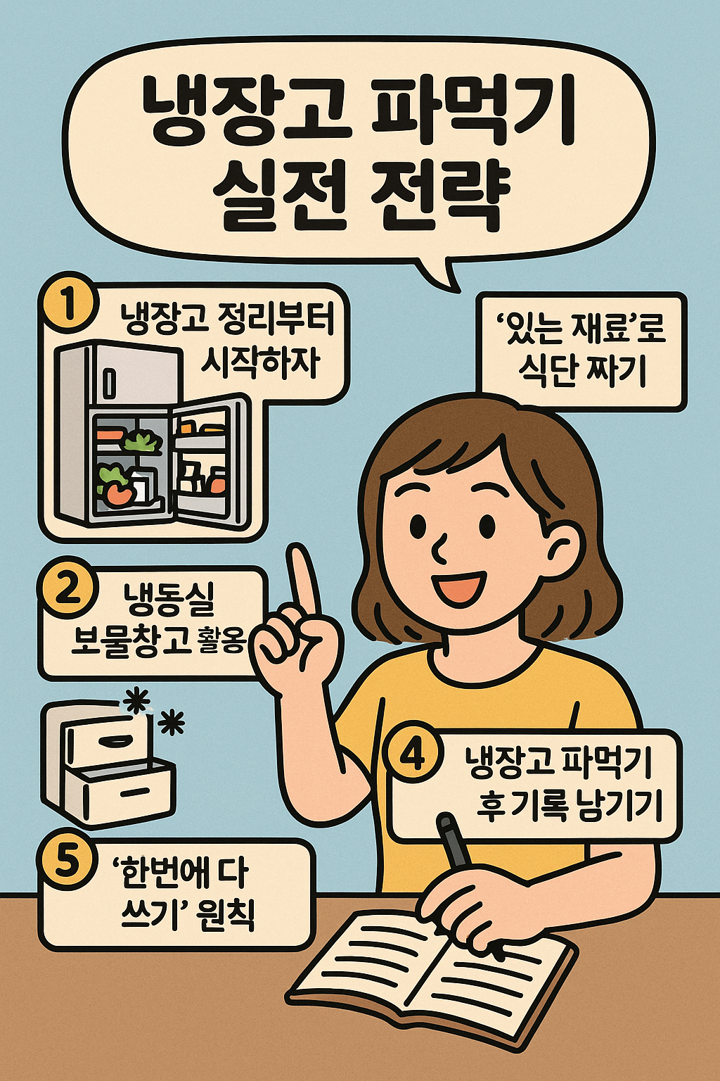 냉장고 파먹기 이미지