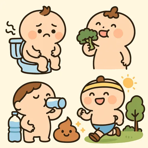 지체된 배변 개선하는 핵심 팁