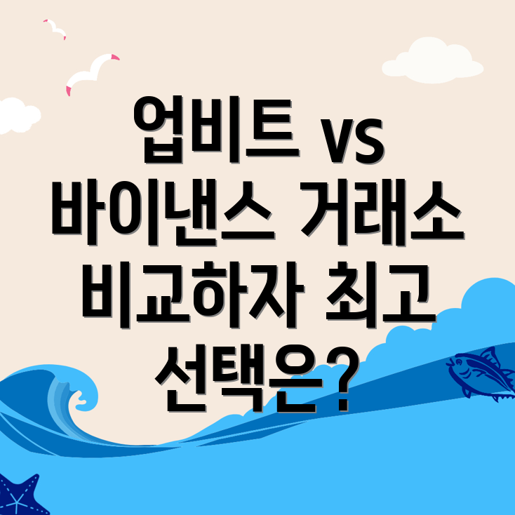 업비트와 바이낸스