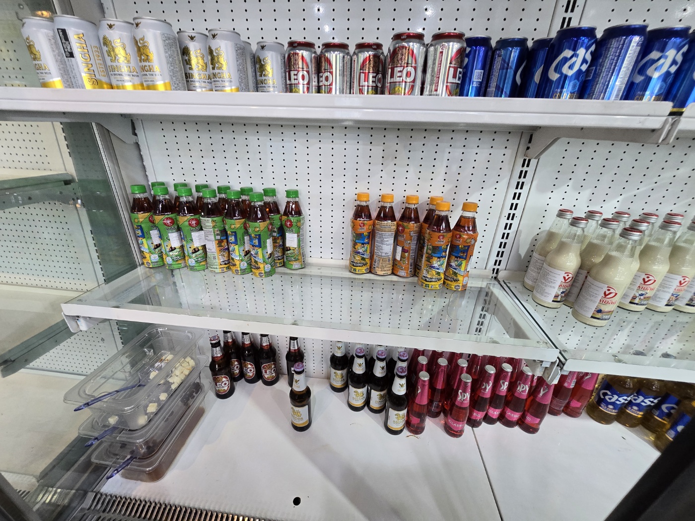 태국의주류들과 음료