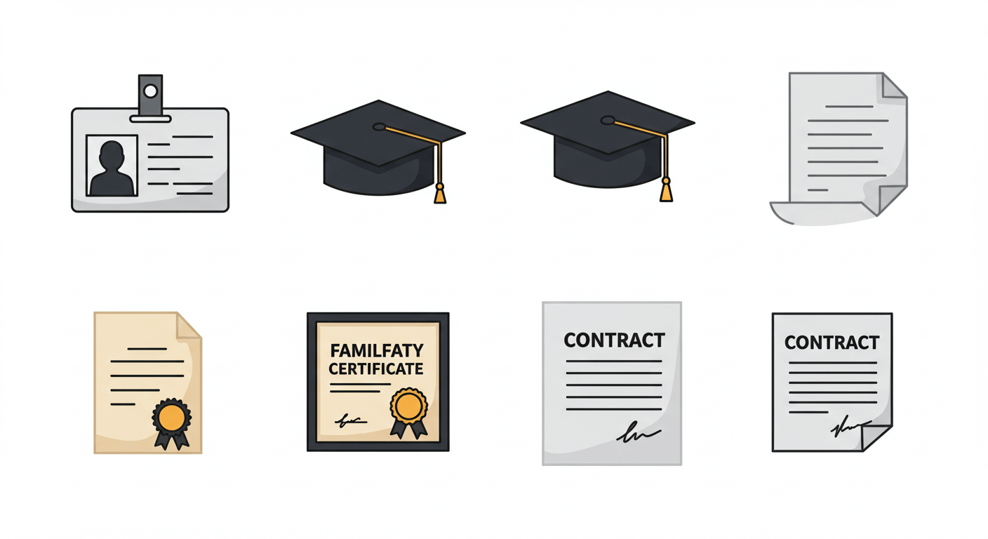 필수 및 상황별 필요서류 총정리