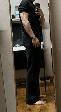 론트-니트 버튼 카라티