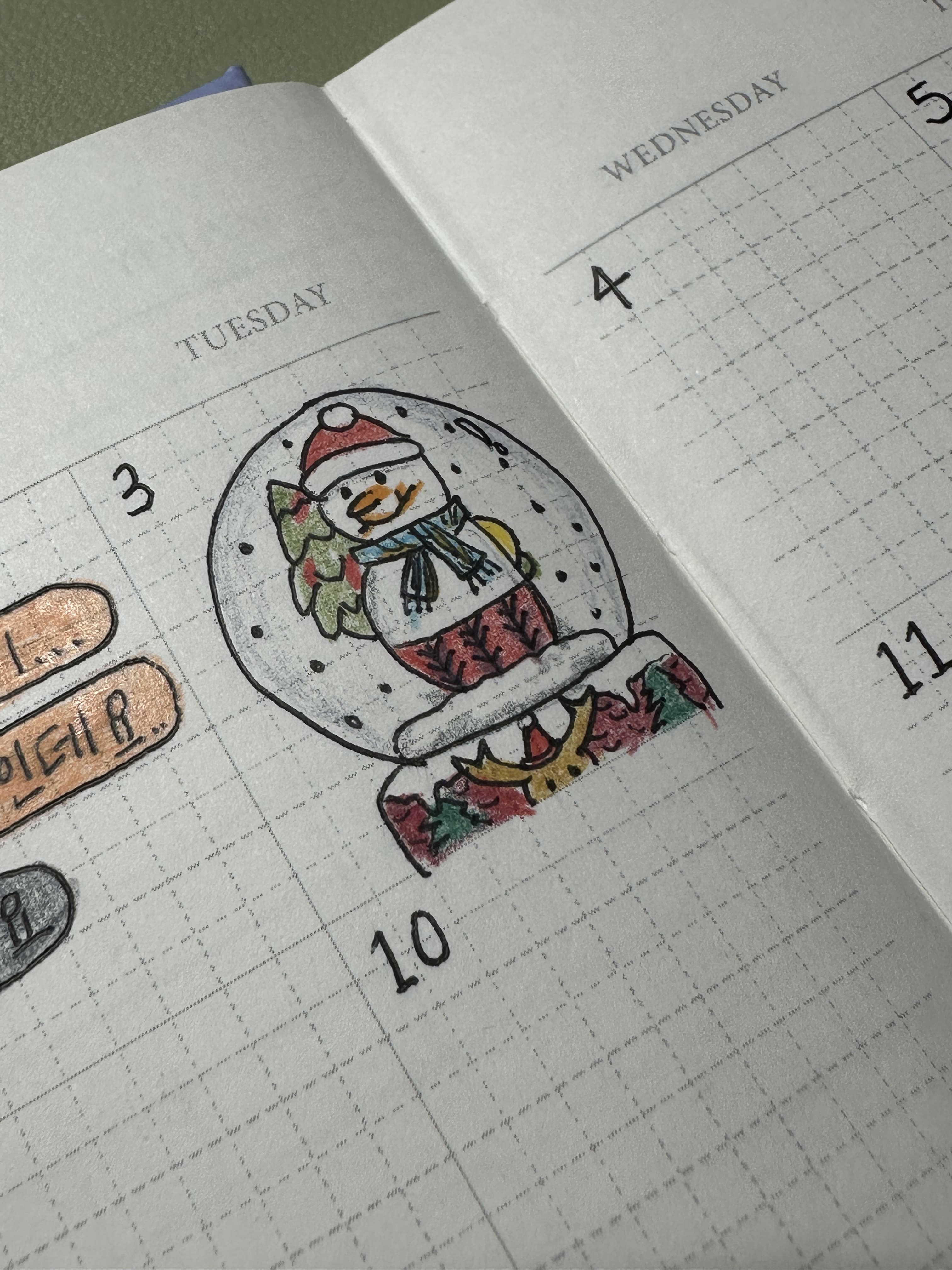 다이어리 먼슬리 꾸미기