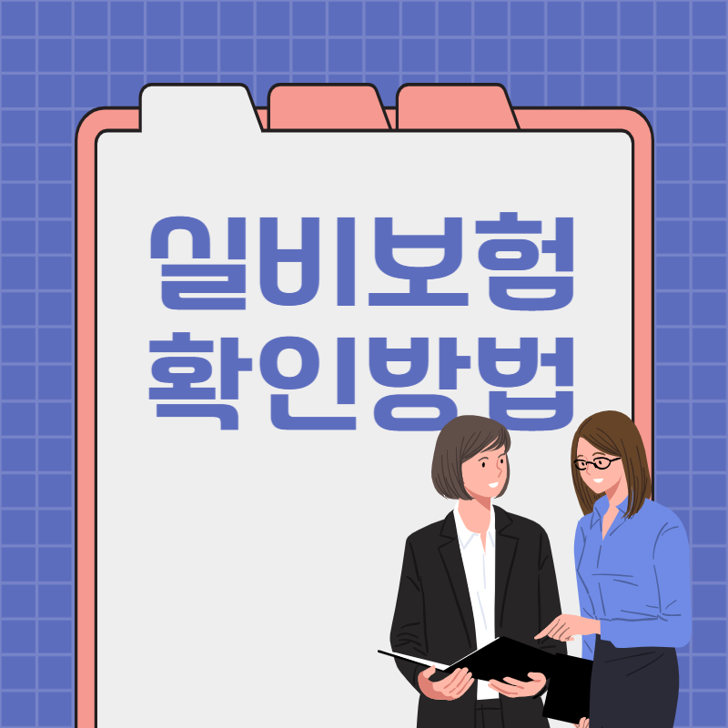 실비보험 확인 방법
