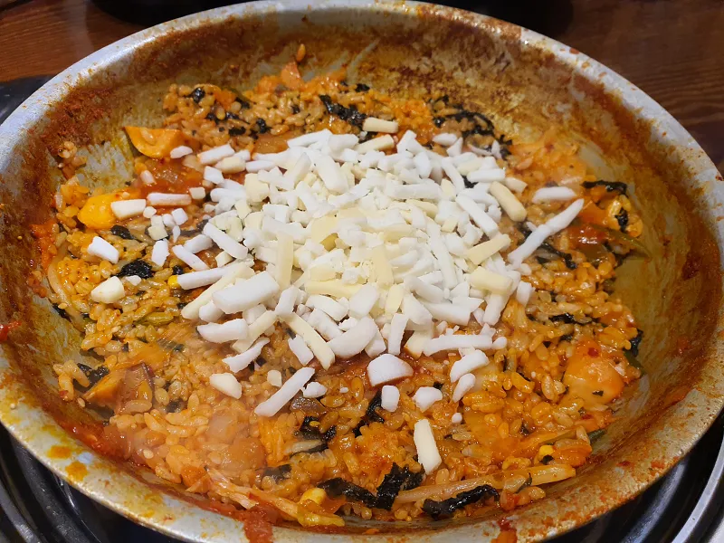 치즈 볶음밥
