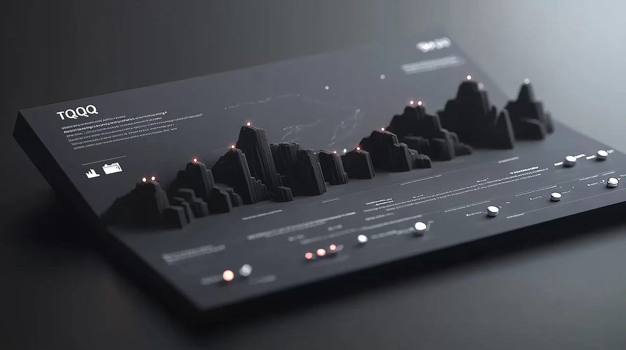 퇴직 포트폴리오에 TQQQ 포함 시 고려해야 할 제약과 지침을 상세히 보여주는 인포그래픽으로 이해를 돕습니다.