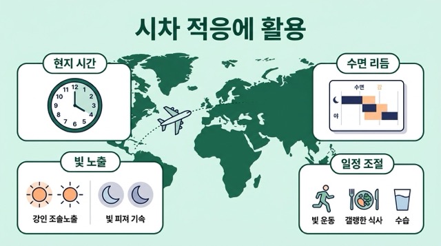 시차 적응과 멜라토닌