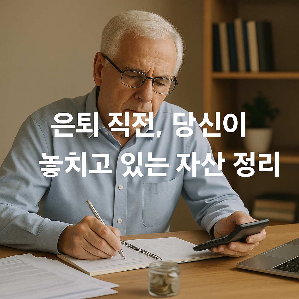 은퇴 직전, 당신이 놓치고 있는 자산 정리