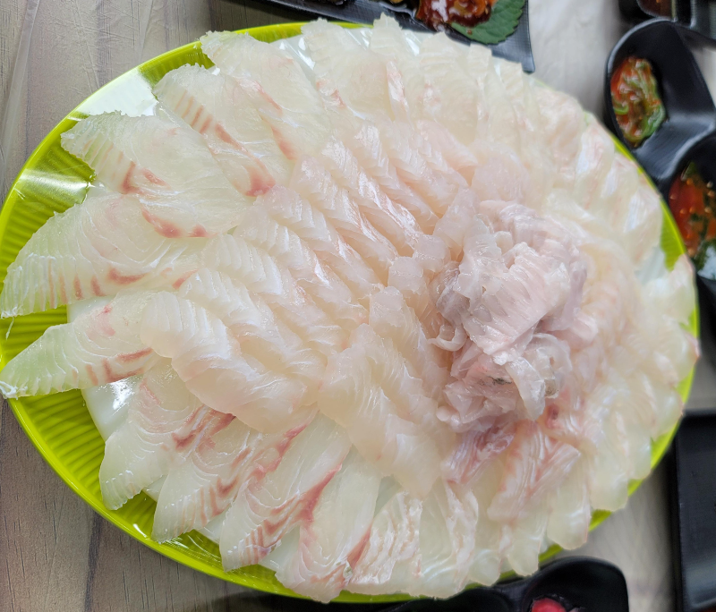 광어회