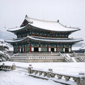 경복궁 설경